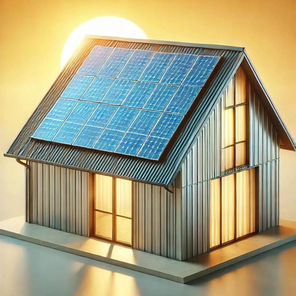 Najboljše vrste streh iz lahke jeklene konstrukcije za sončno energijo